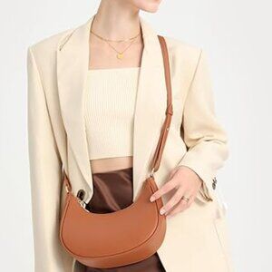 Retro classic hobo clutch shoulder tote bag L 10.8 in, H 5.5 in W 2.1 in